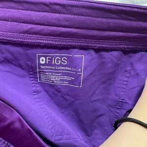 Figs Vibrant Purple Scrub Pants